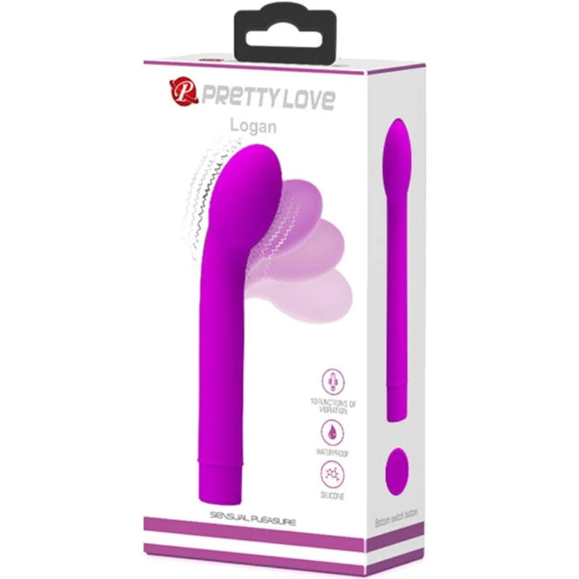 PRETTY LOVE - LOGAN G-SPOT VIBRATOR 10 VIBRATIONEN LILA