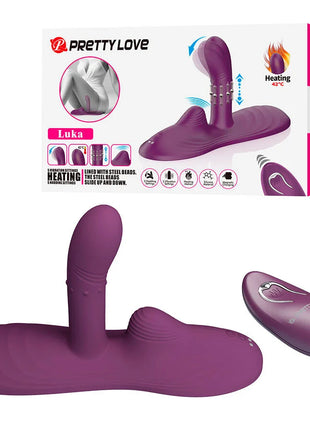 PRETTY LOVE - LUKA SITZVIBRATOR MIT WÄRMEEFFEKT UND FERNBEDIENUNG
