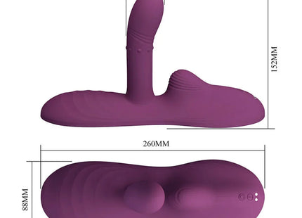 PRETTY LOVE - LUKA SITZVIBRATOR MIT WÄRMEEFFEKT UND FERNBEDIENUNG