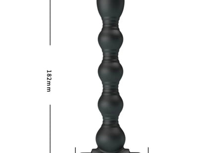 PRETTY LOVE - LYNN SILIKON ANAL PLUG 10 VIBRATIONEN SCHWARZ - Analplug