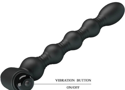 PRETTY LOVE - LYNN SILIKON ANAL PLUG 10 VIBRATIONEN SCHWARZ - Analplug