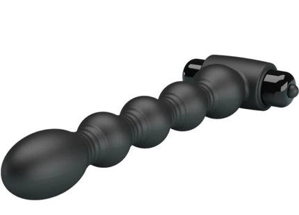 PRETTY LOVE - LYNN SILIKON ANAL PLUG 10 VIBRATIONEN SCHWARZ - Analplug