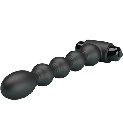 PRETTY LOVE - LYNN SILIKON ANAL PLUG 10 VIBRATIONEN SCHWARZ - Analplug
