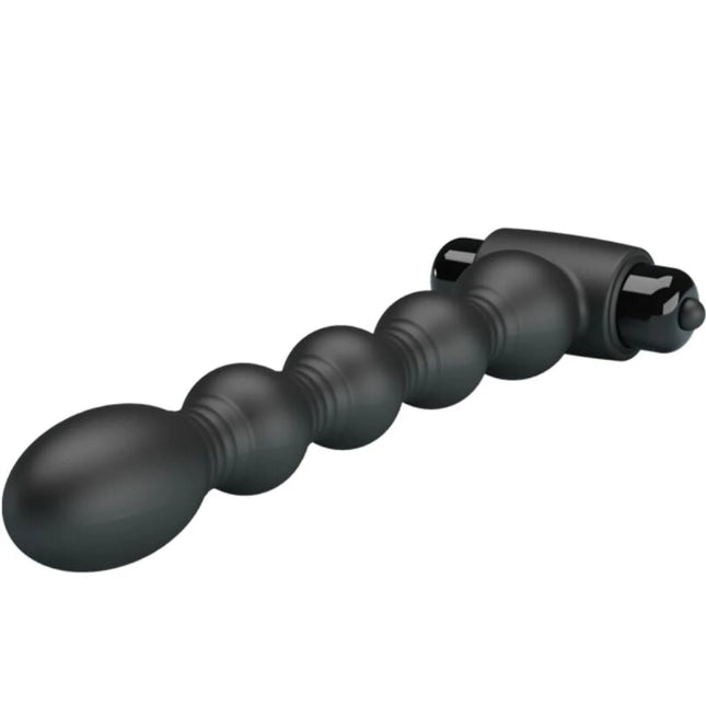 PRETTY LOVE - LYNN SILIKON ANAL PLUG 10 VIBRATIONEN SCHWARZ - Analplug