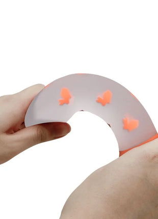 PRETTY LOVE - MAGISCHER NACHT-DILDO OHNE VIBRATION LEUCHTENDES ORANGE - Dildo mit Saugnapf