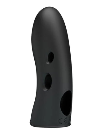 PRETTY LOVE - MARICO SCHWARZE ELEKTROSTIMULATOR-FINGERHÜLLE - Penishülle