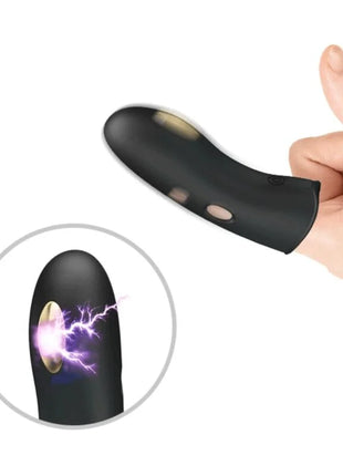 PRETTY LOVE - MARICO SCHWARZE ELEKTROSTIMULATOR-FINGERHÜLLE - Penishülle