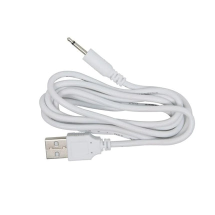 Weißes usb-zu-3,5-mm-audiokabel mit versilbertem stecker für pretty love marissa männlicher masturbator vibration wärme stimme und saugung