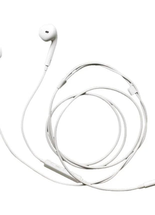 Weiße kabelgebundene kopfhörer mit minimalistischen design und 35mm klinkenstecker für pretty love marissa männlicher masturbator vibration wärme stimme und saugung