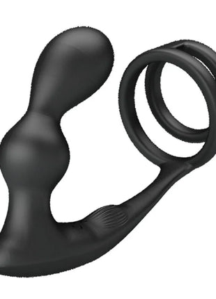 PRETTY LOVE - MARSHALL PENISRING MIT VIBRATORISCHEM ANALPLUG MIT FERNBEDIENUNG - Penisring mit Vibration