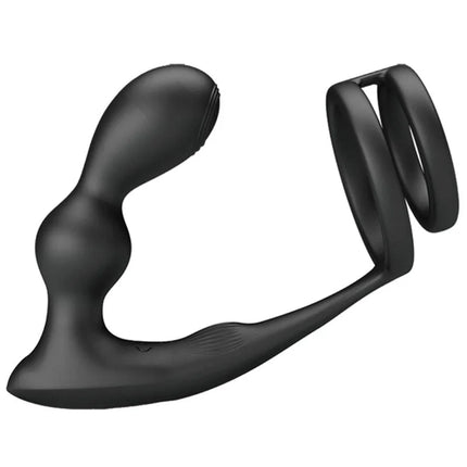 PRETTY LOVE - MARSHALL PENISRING MIT VIBRATORISCHEM ANALPLUG MIT FERNBEDIENUNG - Penisring mit Vibration