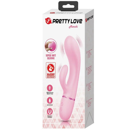 PRETTY LOVE - MARSKI RABBIT VIBRATOR & G-SPOT - ROSA - Rabbit-Vibrator
