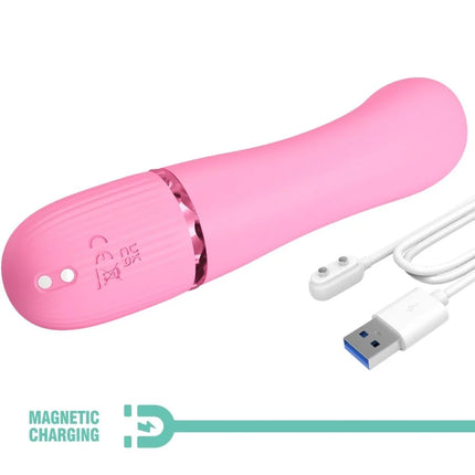 PRETTY LOVE - MARSKI RABBIT VIBRATOR & G-SPOT - ROSA - Rabbit-Vibrator