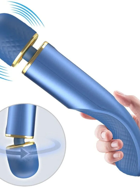 PRETTY LOVE - MASSAGER 7 VIBRATIONSMODI BLAU
