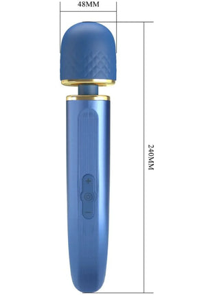 PRETTY LOVE - MASSAGER 7 VIBRATIONSMODI BLAU