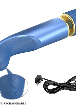 PRETTY LOVE - MASSAGER 7 VIBRATIONSMODI BLAU