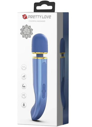 PRETTY LOVE - MASSAGER 7 VIBRATIONSMODI BLAU