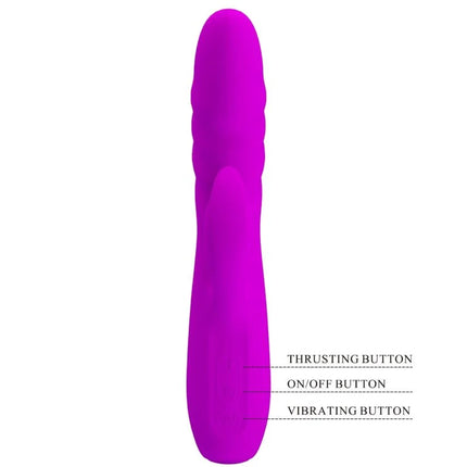PRETTY LOVE - MELANIE PURPLE WIEDERAUFLADBARER KANINCHENVIBRATOR - Rabbit-Vibratoren