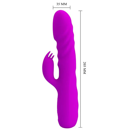 PRETTY LOVE - MELANIE PURPLE WIEDERAUFLADBARER KANINCHENVIBRATOR - Rabbit-Vibratoren