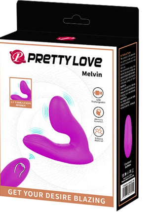 PRETTY LOVE - MELVIN KLITORISMASSAGER MIT FERNBEDIENUNG - G-Punkt-Vibrator