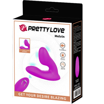 PRETTY LOVE - MELVIN KLITORISMASSAGER MIT FERNBEDIENUNG - G-Punkt-Vibrator