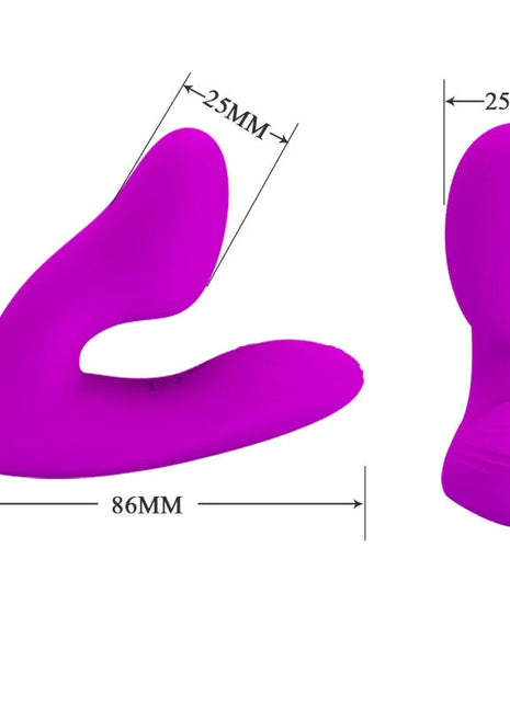 PRETTY LOVE - MELVIN KLITORISMASSAGER MIT FERNBEDIENUNG - G-Punkt-Vibrator