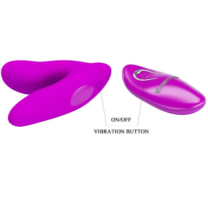 PRETTY LOVE - MELVIN KLITORISMASSAGER MIT FERNBEDIENUNG - G-Punkt-Vibrator