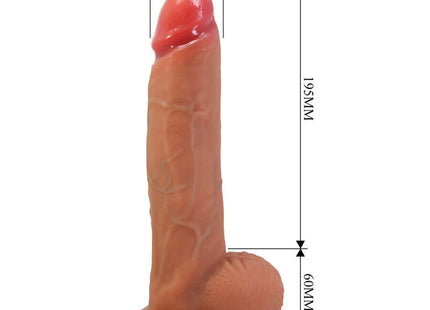 PRETTY LOVE - MENDEL REALISTISCHER DILDO MIT SAUGNAPF 25,5 CM -Ø- 5,6 CM