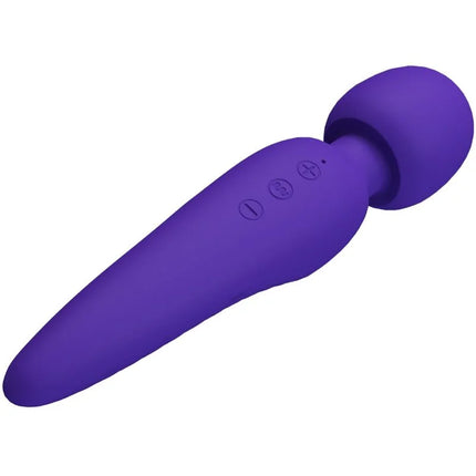 Lila silikon massagevibrator pretty love meredith mit drei bedientasten und 12 vibrationsmodi am griff