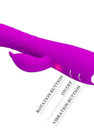 PRETTY LOVE - MOLLY VIBRATOR MIT WIEDERAUFLADBARER ROTATION - Rabbit-Vibratoren