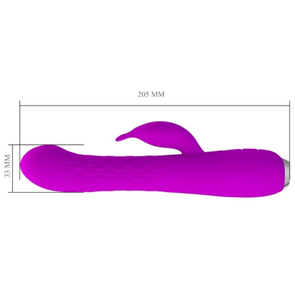 PRETTY LOVE - MOLLY VIBRATOR MIT WIEDERAUFLADBARER ROTATION - Rabbit-Vibratoren