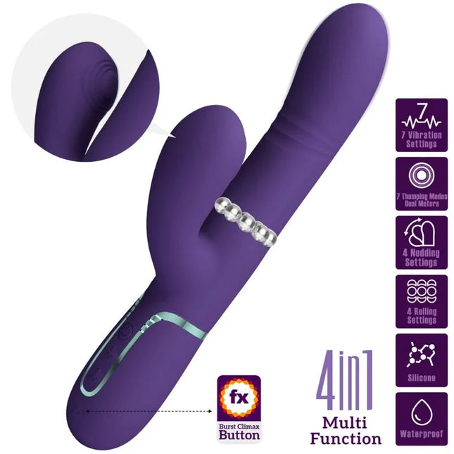 PRETTY LOVE - MULTIFUNKTIONS-G-SPOT-VIBRATOR - Rabbit-Vibrator