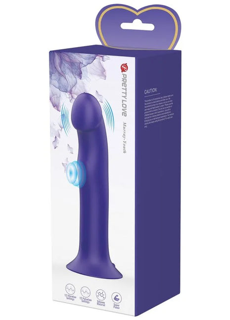 PRETTY LOVE - MURRAY YOUTH VIBRIERENDER DILDO & WIEDERAUFLADBARER VIOLETT - Vibratoren mit Saufnapf