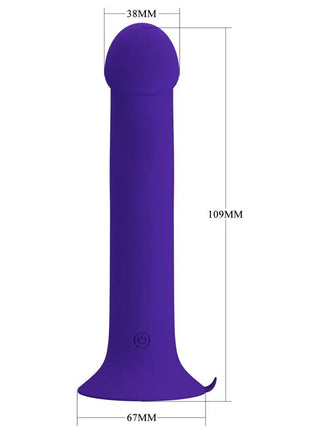 PRETTY LOVE - MURRAY YOUTH VIBRIERENDER DILDO & WIEDERAUFLADBARER VIOLETT - Vibratoren mit Saufnapf