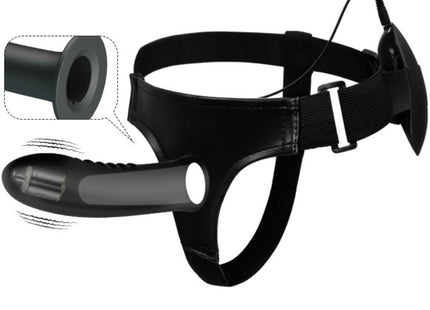 PRETTY LOVE - MYRON STRAP-ON MIT VIBRATION UND HOHLDILDO - Vibrationsgurte