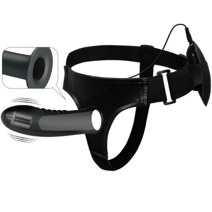 PRETTY LOVE - MYRON STRAP-ON MIT VIBRATION UND HOHLDILDO - Vibrationsgurte