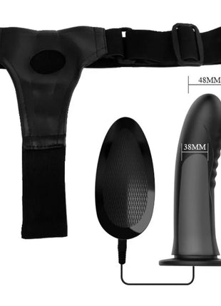 PRETTY LOVE - MYRON STRAP-ON MIT VIBRATION UND HOHLDILDO - Vibrationsgurte