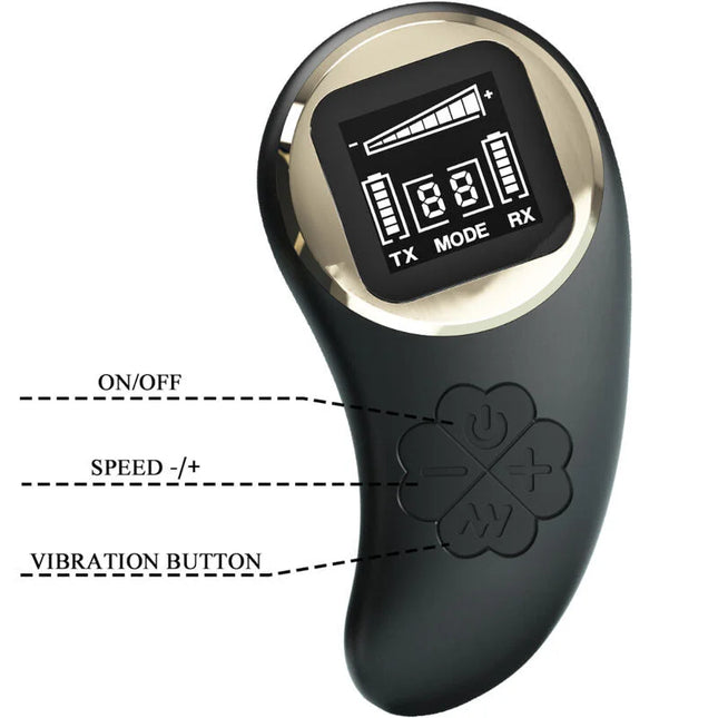 PRETTY LOVE - NATHAN DOUBLE PLEASURE VIBRATOR MIT FERNBEDIENUNG - Paar-Vibrator