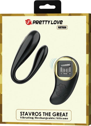 PRETTY LOVE - NATHAN DOUBLE PLEASURE VIBRATOR MIT FERNBEDIENUNG - Paar-Vibrator