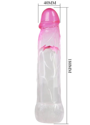 PRETTY LOVE - NERON REALISTISCHE - 6 CM PENISVERGRÖSSERUNGSHÜLSE - ROSA - Penishülle mit Verlängerung