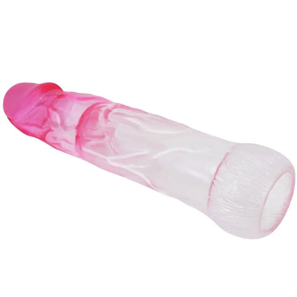 PRETTY LOVE - NERON REALISTISCHE - 6 CM PENISVERGRÖSSERUNGSHÜLSE - ROSA - Penishülle mit Verlängerung