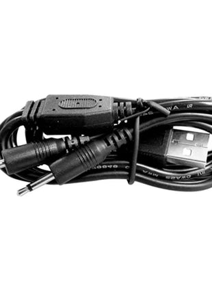 Schwarzes usb-zu-3,5mm audiokabel mit usb-a und zwei trrs klinken für pretty love nippelstimulatoren 12 vibrationsmodi