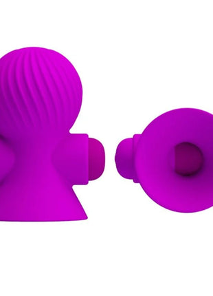 PRETTY LOVE - NIPPELSTIMULATOREN 12M LILA VIBRATION