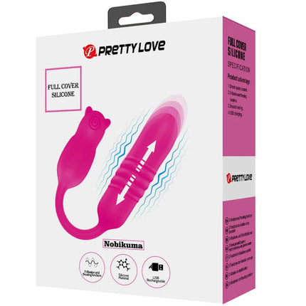 PRETTY LOVE - NOBIKUMA ROSA SILIKON-VIBRIERBULLET - Vibrierende Kugeln