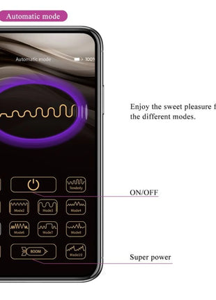 PRETTY LOVE - NYMPH VIBRIERENDES EI APP-GESTEUERT LILA - Vibrierendes Ei