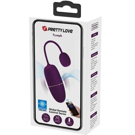 PRETTY LOVE - NYMPH VIBRIERENDES EI APP-GESTEUERT LILA - Vibrierendes Ei