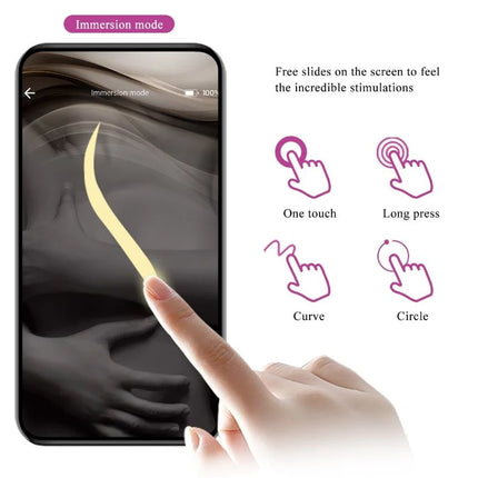 PRETTY LOVE - NYMPH VIBRIERENDES EI APP-GESTEUERT LILA - Vibrierendes Ei