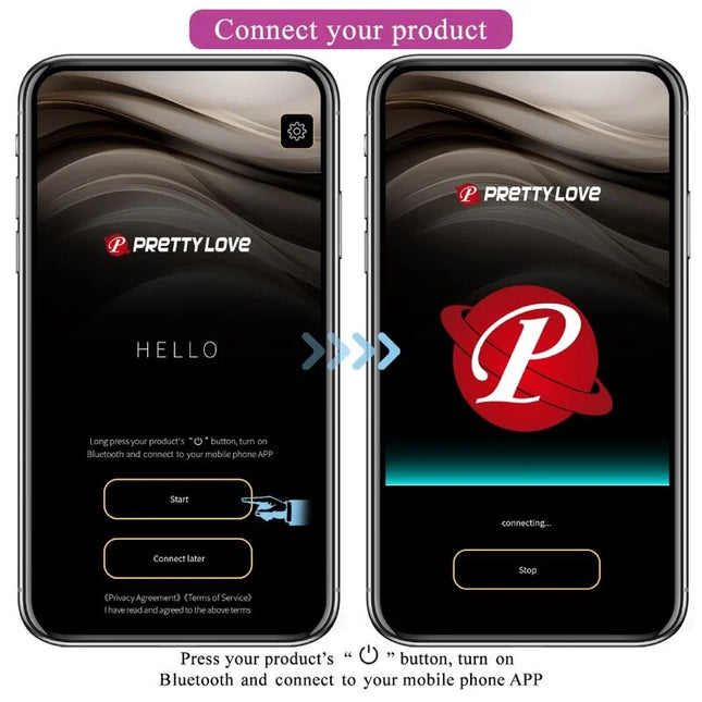 PRETTY LOVE - NYMPH VIBRIERENDES EI APP-GESTEUERT LILA - Vibrierendes Ei