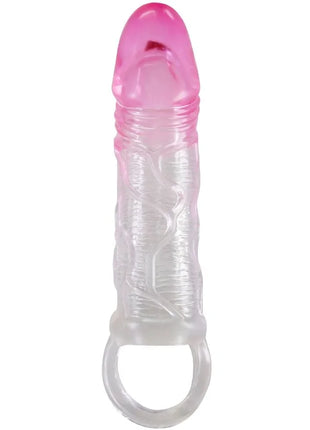 PRETTY LOVE - ODES REALISTISCHE 2 CM PENISVERGRÖSSERUNGSHÜLSE - ROSA - Penishüllen mit Verlängerung