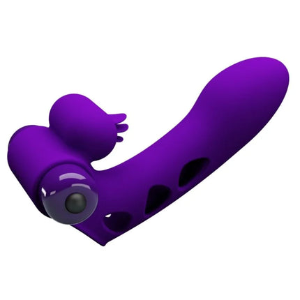 PRETTY LOVE - ORLANDO PURPLE VIBRATOR FINGERHÜLLE - Penishülle